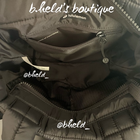 lululemon Quilted Grid Crossbody Bag in Black Neutral 5L Vol. Brand New NWT - Picture 13 of 16